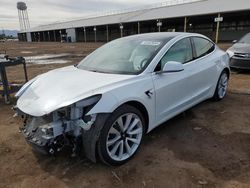 Tesla salvage cars for sale: 2020 Tesla Model 3