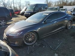 Tesla salvage cars for sale: 2015 Tesla Model S