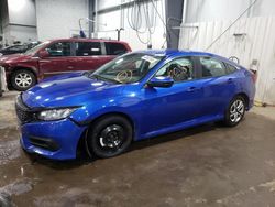 Honda salvage cars for sale: 2018 Honda Civic LX