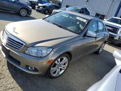 Mercedes-Benz C300 salvage cars for sale: 2009 Mercedes-Benz C300