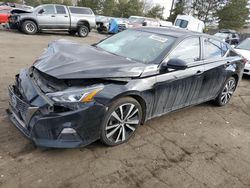 Nissan Altima SR salvage cars for sale: 2020 Nissan Altima SR