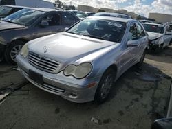 Mercedes-Benz C 280 salvage cars for sale: 2006 Mercedes-Benz C 280