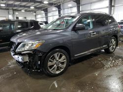 Salvage cars for sale at Ham Lake, MN auction: 2014 Nissan Pathfinder S