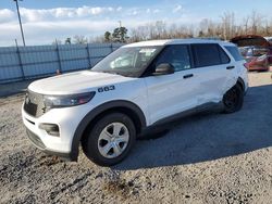 Salvage cars for sale at Lumberton, NC auction: 2021 Ford Explorer Police Interceptor