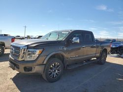 Salvage cars for sale from Copart Andrews, TX: 2016 Nissan Titan XD SL