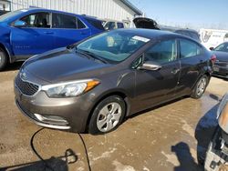 Salvage cars for sale at Pekin, IL auction: 2015 KIA Forte LX