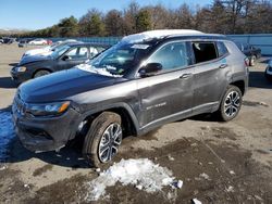 Jeep salvage cars for sale: 2022 Jeep Compass Limited