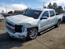 Chevrolet Silverado k1500 High Coun salvage cars for sale: 2018 Chevrolet Silverado K1500 High Country