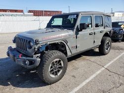 Salvage cars for sale from Copart Van Nuys, CA: 2019 Jeep Wrangler Unlimited Rubicon