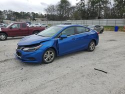 Vehiculos salvage en venta de Copart Fairburn, GA: 2017 Chevrolet Cruze LT
