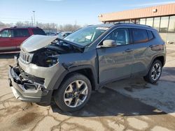 Jeep salvage cars for sale: 2020 Jeep Compass Limited