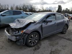 Honda salvage cars for sale: 2015 Honda Civic EX