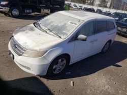 Salvage cars for sale from Copart North Billerica, MA: 2011 Honda Odyssey Touring