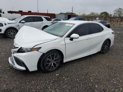 Salvage cars for sale at Homestead, FL auction: 2021 Toyota Camry SE