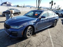 Salvage cars for sale at Van Nuys, CA auction: 2022 BMW 530E