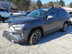 Salvage cars for sale from Copart Mendon, MA: 2019 Toyota Rav4 Limited