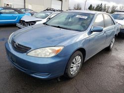 Salvage cars for sale at Woodburn, OR auction: 2004 Toyota Camry LE