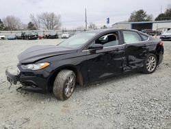 Salvage cars for sale at Mebane, NC auction: 2017 Ford Fusion SE