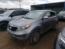 Salvage cars for sale at Colorado Springs, CO auction: 2014 KIA Sportage LX