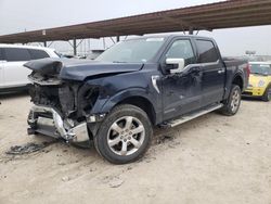 Salvage cars for sale at Temple, TX auction: 2022 Ford F150 Supercrew