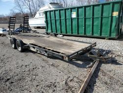 Salvage trucks for sale at Columbus, OH auction: 2021 Utility 2021 Gatormade 20' Equipment Trailer