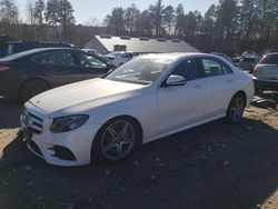 Salvage cars for sale at West Warren, MA auction: 2019 Mercedes-Benz E 300 4matic