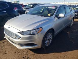 Ford salvage cars for sale: 2017 Ford Fusion SE Hybrid