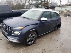 Hyundai Venue SEL salvage cars for sale: 2021 Hyundai Venue SEL