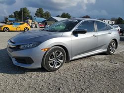 Honda salvage cars for sale: 2017 Honda Civic LX