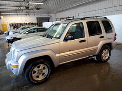 Salvage cars for sale from Copart Candia, NH: 2002 Jeep Liberty Limited