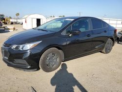 Chevrolet Cruze LS salvage cars for sale: 2018 Chevrolet Cruze LS