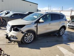 Ford Escape Titanium salvage cars for sale: 2017 Ford Escape Titanium