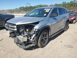 Salvage cars for sale at Greenwell Springs, LA auction: 2018 Toyota Highlander LE