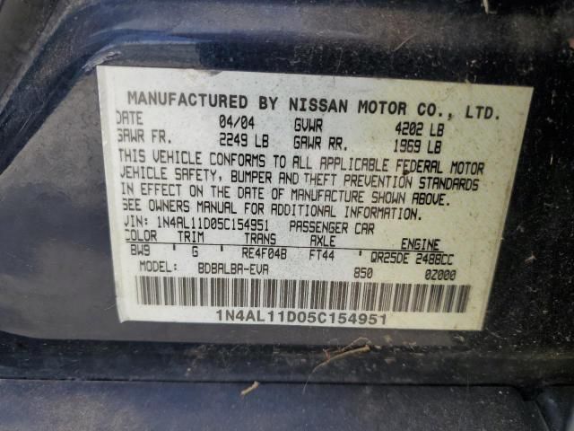 2005 Nissan Altima S