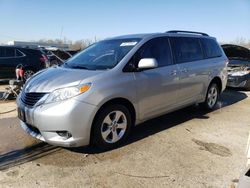 Salvage cars for sale from Copart Louisville, KY: 2011 Toyota Sienna LE