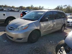Salvage cars for sale at Riverview, FL auction: 2008 Toyota Sienna CE