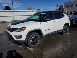 Jeep salvage cars for sale: 2021 Jeep Compass Trailhawk