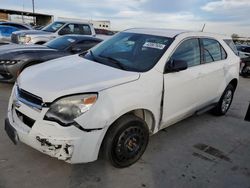 Salvage cars for sale at Grand Prairie, TX auction: 2015 Chevrolet Equinox LS
