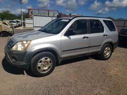 Honda CR-V LX salvage cars for sale: 2006 Honda CR-V LX