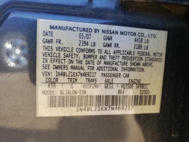 2007 Nissan Altima 3.5SE