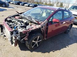 Subaru Impreza salvage cars for sale: 2019 Subaru Impreza Premium