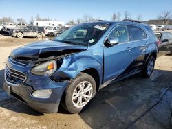 Chevrolet salvage cars for sale: 2017 Chevrolet Equinox LT