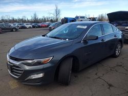 Salvage cars for sale at Woodburn, OR auction: 2019 Chevrolet Malibu LT