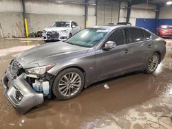 Salvage cars for sale at Chalfont, PA auction: 2019 Infiniti Q50 Luxe