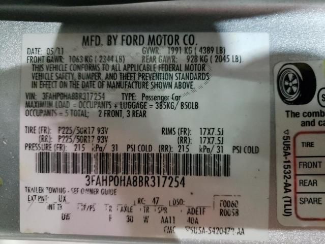 2011 Ford Fusion SE