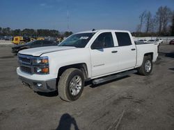 Salvage cars for sale at Dunn, NC auction: 2014 Chevrolet Silverado K1500 LT