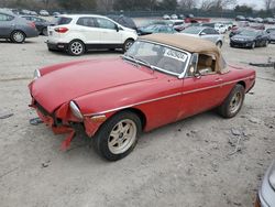Salvage cars for sale at Madisonville, TN auction: 1976 MGB Convertibl