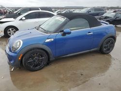 Flood-damaged cars for sale at auction: 2013 Mini Cooper Roadster S