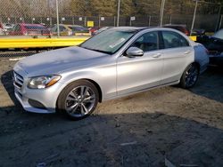 Flood-damaged cars for sale at auction: 2017 Mercedes-Benz C300