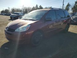 Salvage cars for sale at Denver, CO auction: 2005 Toyota Sienna CE